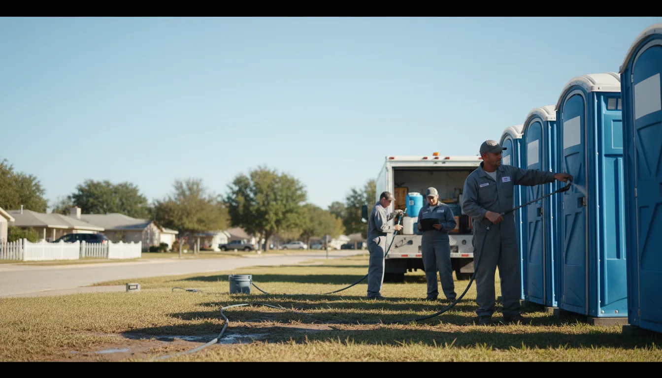 Long-Term Portable Toilet Rental in Lake City, KS near me